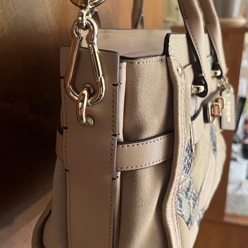 Coach Swagger Exotic Embossed Patchwork Leather/S… - image 8